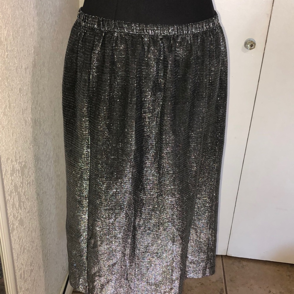 Metallic skirt